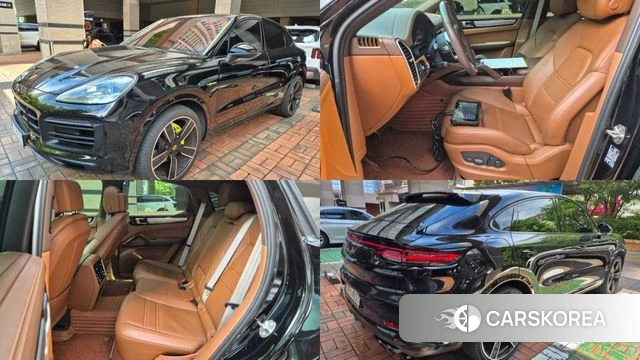 Porsche Cayenne (PO536) 2023 Черный из Кореи