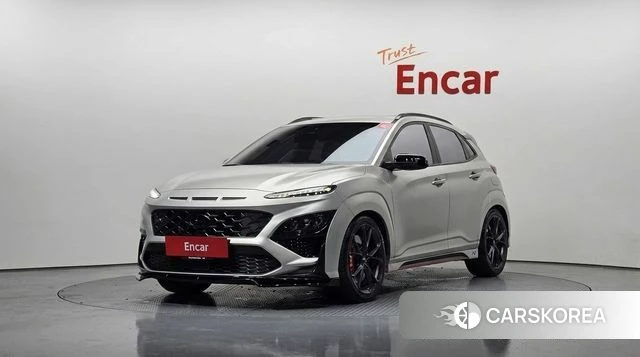 Hyundai The New Kona 2021 Серебристо-серый из Кореи