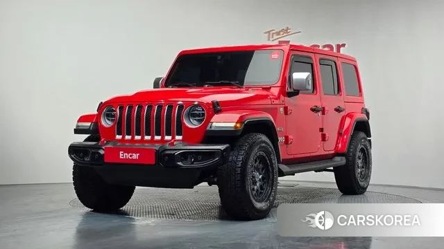 Jeep Wrangler (JL) 2021 Красный из Кореи