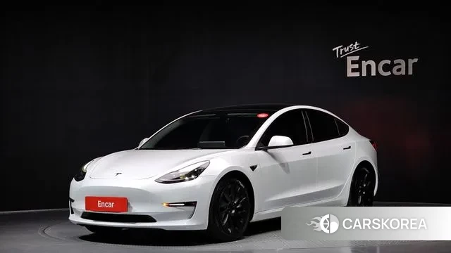 Tesla Model 3 2022 Белый из Кореи