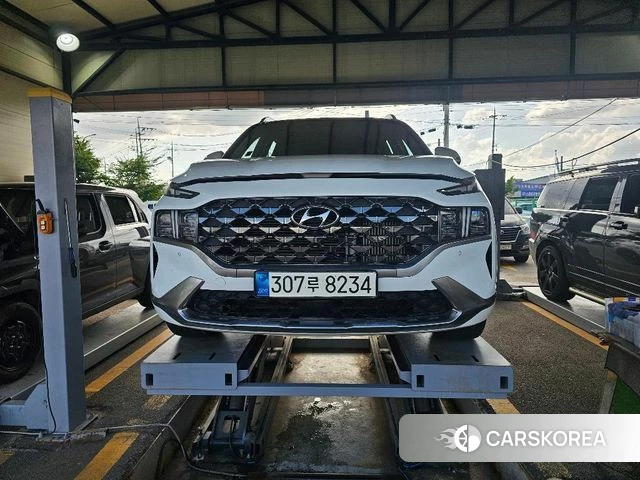 Hyundai The New Santa Fe 2021 Белый из Кореи