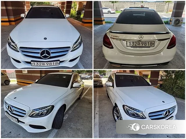 Mercedes-Benz C-Class W205 2018 Белый из Кореи