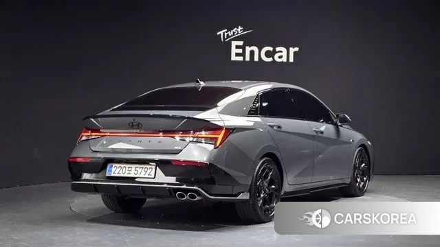 Hyundai The New Avante (CN7) 2025 Серый из Кореи