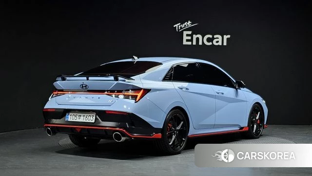 Hyundai The New Avante (CN7) 2025 Небесно-голубой из Кореи
