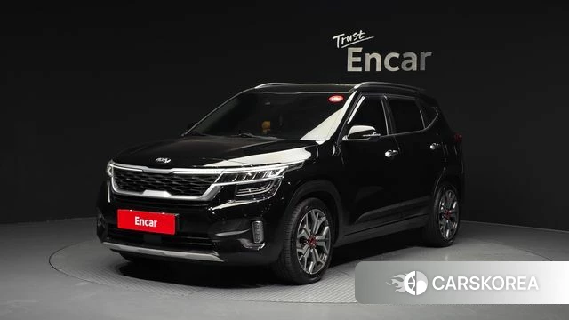 Kia Seltos 2019 Черный из Кореи