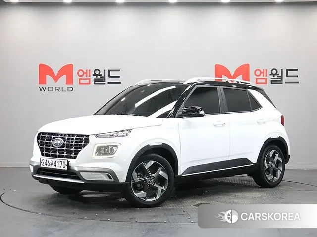 Hyundai Venue 2019 Белый двухцветный из Кореи