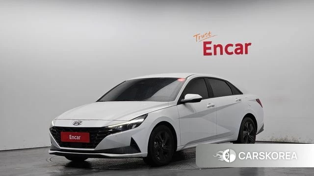 Hyundai Avante (CN7) 2022 Белый из Кореи