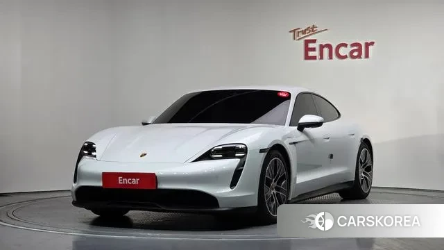 Porsche Taycan 2022 Белый из Кореи