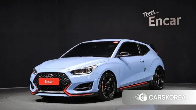 Hyundai Veloster (JS) 2018 Небесно-голубой из Кореи