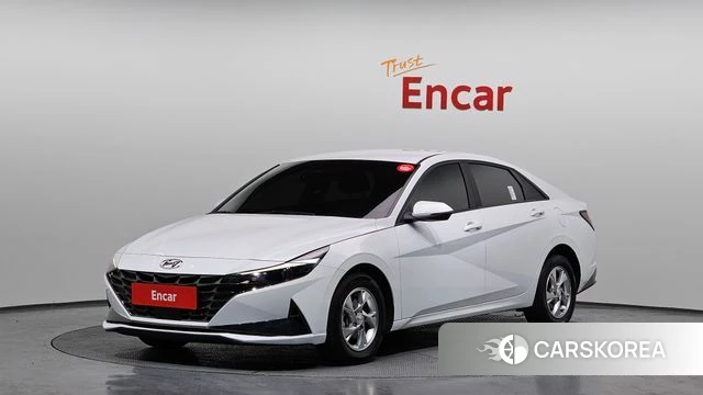 Hyundai Avante (CN7) 2022 Белый из Кореи