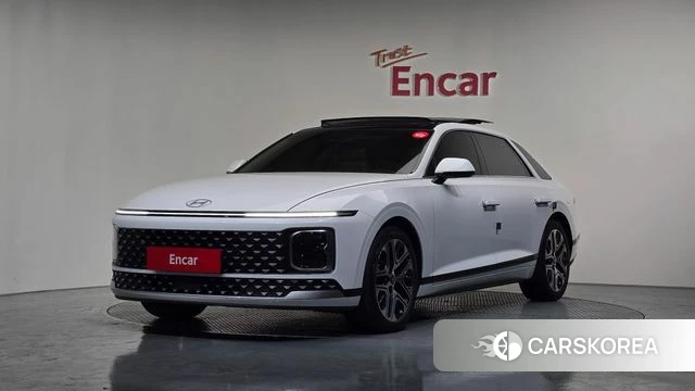 Hyundai Grandeur Hybrid (GN7) 2024 Белый из Кореи