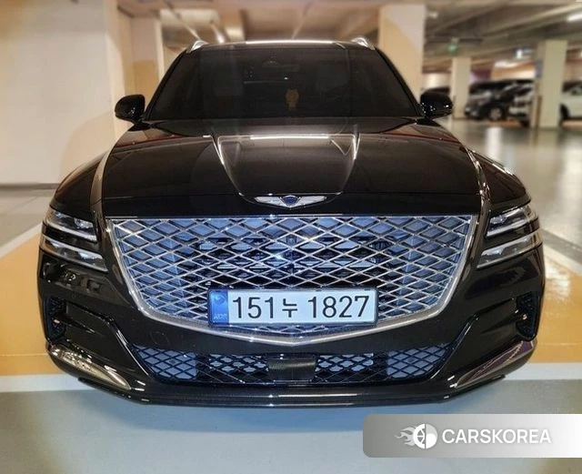 Genesis GV80 2021 Черный из Кореи