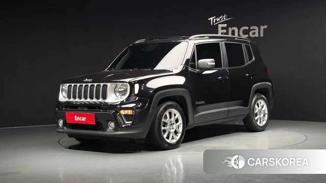 Jeep Renegade 2021 Черный из Кореи