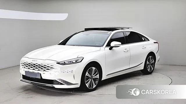 Kia K8 Hybrid 2023 Белый из Кореи