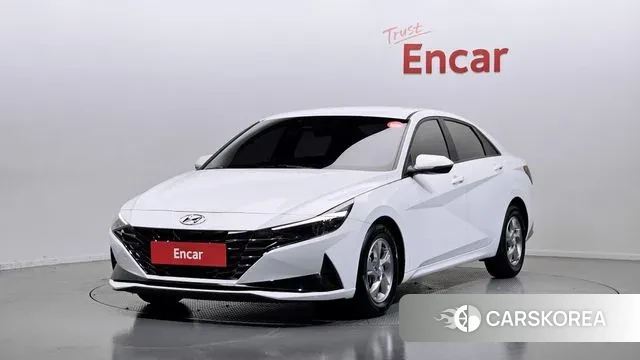 Hyundai Avante (CN7) 2020 Белый из Кореи