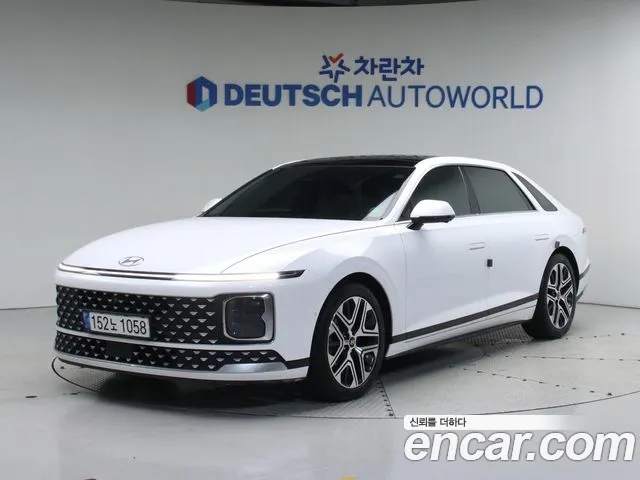 Hyundai Grandeur Hybrid (GN7) 2023 Белый из Кореи