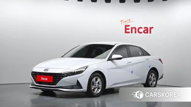 Hyundai Avante (CN7) 2021 Белый из Кореи