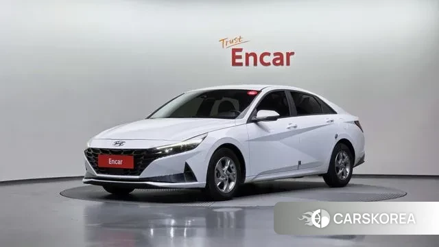 Hyundai Avante (CN7) 2022 Белый из Кореи