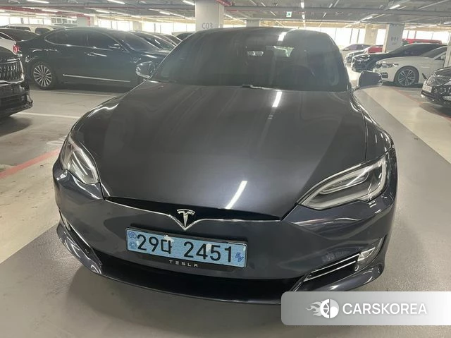 Tesla Model S 2018 Серый из Кореи