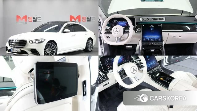 Mercedes-Benz S-Class W223 2021 Белый из Кореи