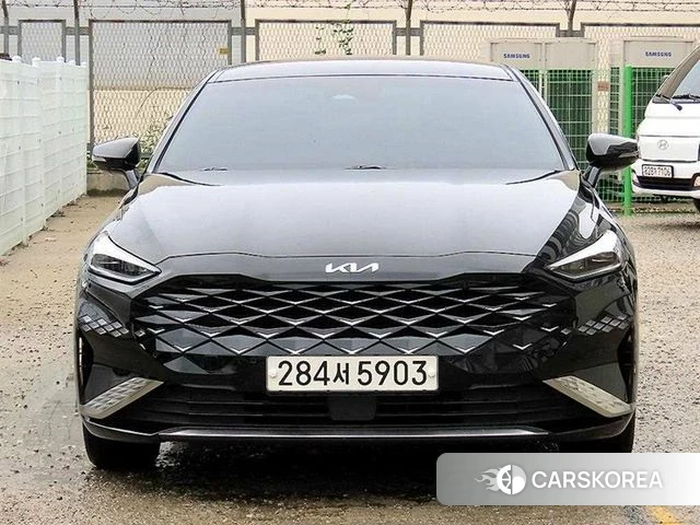 Kia K8 2021 Черный из Кореи