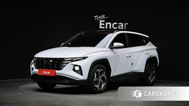 Hyundai Tucson (NX4) 2021 Белый из Кореи