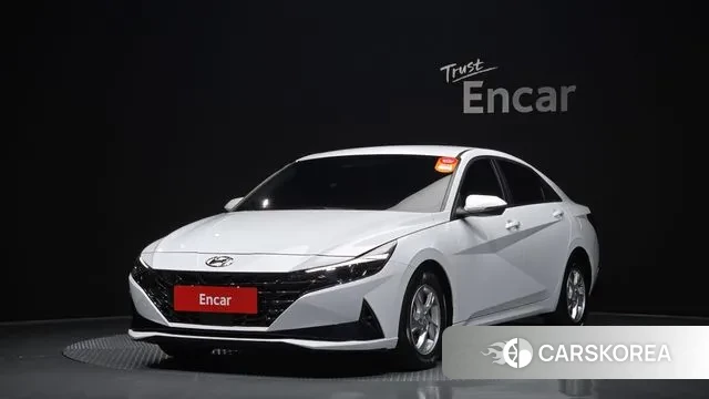 Hyundai Avante (CN7) 2021 Белый из Кореи
