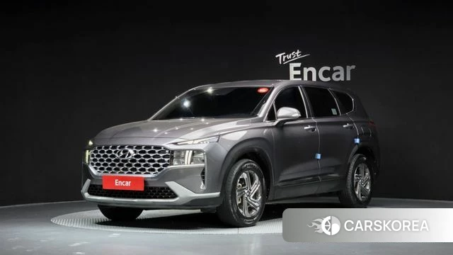 Hyundai The New Santa Fe 2021 Серый из Кореи