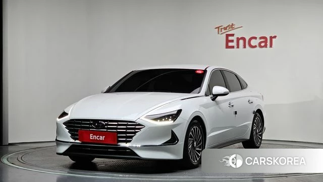 Hyundai Sonata Hybrid (DN8) 2021 Белый из Кореи