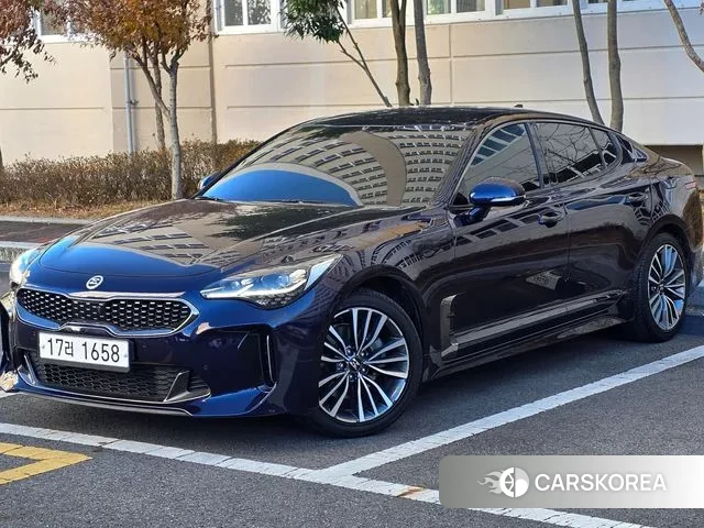 Kia Stinger 2018 Синий из Кореи