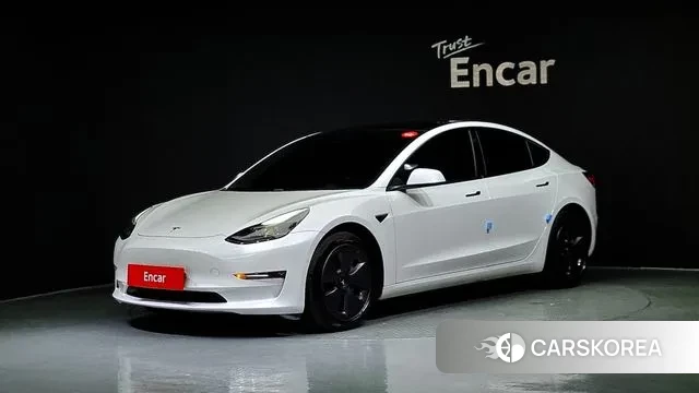 Tesla Model 3 2021 Белый из Кореи