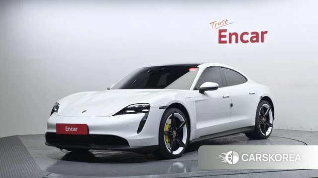 Porsche Taycan 2021 Белый из Кореи