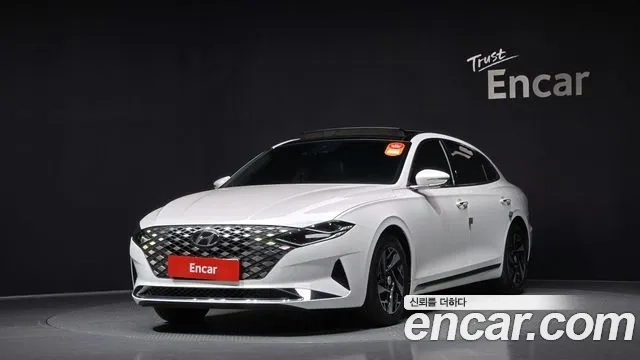 Hyundai The New Grandeur IG Hybrid 2022 Белый из Кореи