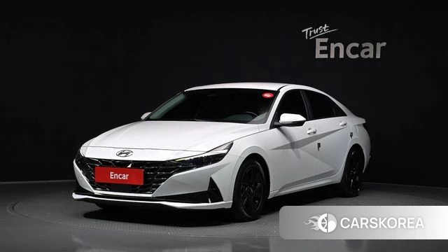 Hyundai Avante (CN7) 2022 Белый из Кореи