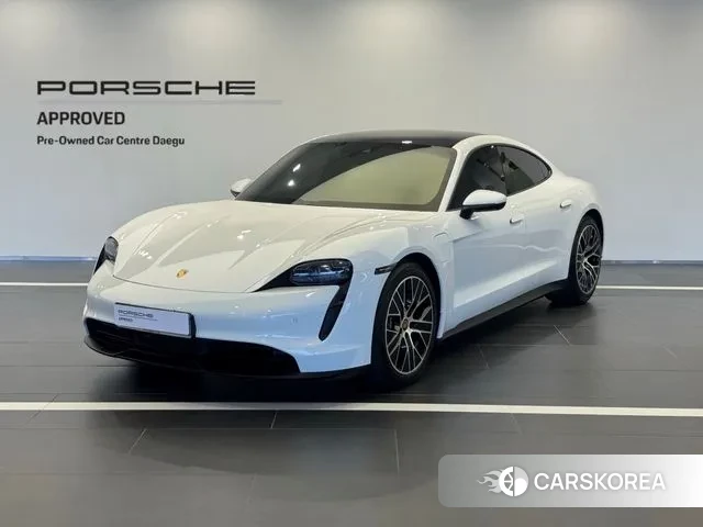 Porsche Taycan 2023 Белый из Кореи