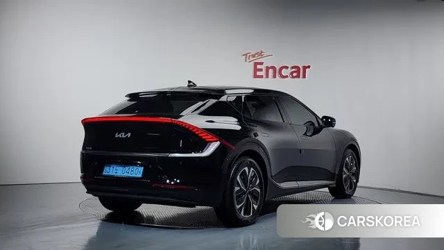Kia EV6 2022 Черный из Кореи