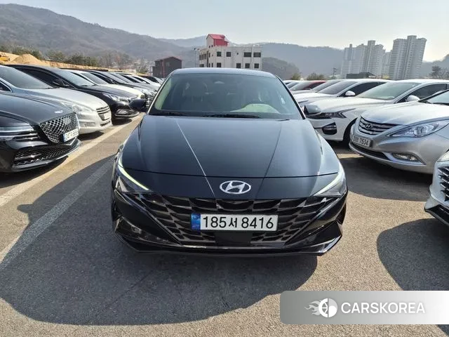 Hyundai Avante (CN7) 2021 Черный из Кореи