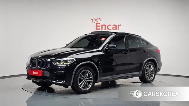 BMW X4 (G02) 2021 Черный из Кореи
