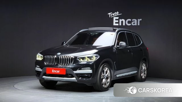 BMW X3 (G01) 2018 Черный из Кореи