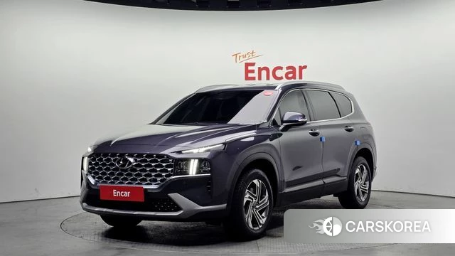 Hyundai The New Santa Fe 2021 Серый из Кореи