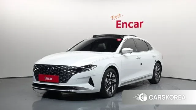 Hyundai The New Grandeur IG Hybrid 2021 Белый из Кореи