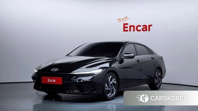 Hyundai The New Avante Hybrid (CN7) 2025 Черный из Кореи