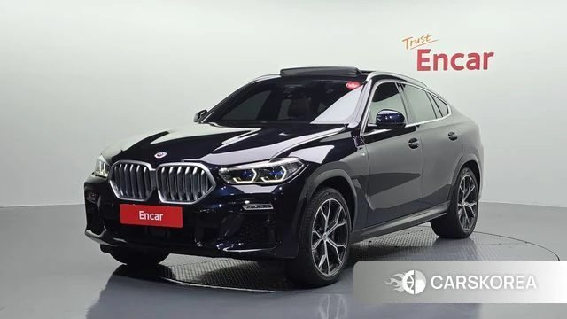 BMW X6 (G06) 2021 Черный из Кореи