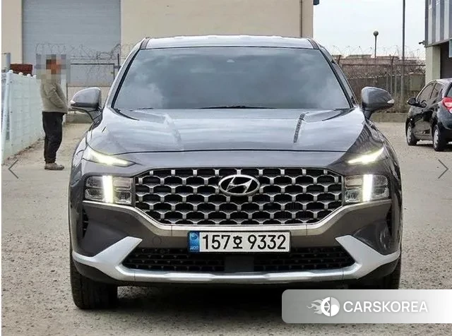 Hyundai The New Santa Fe 2022 Серый из Кореи
