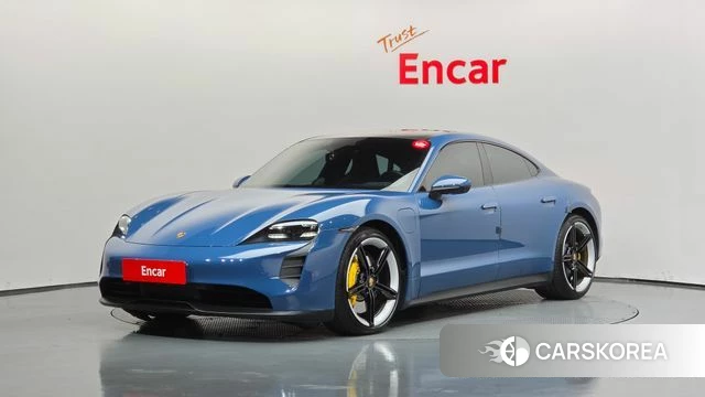 Porsche Taycan 2021 Синий из Кореи