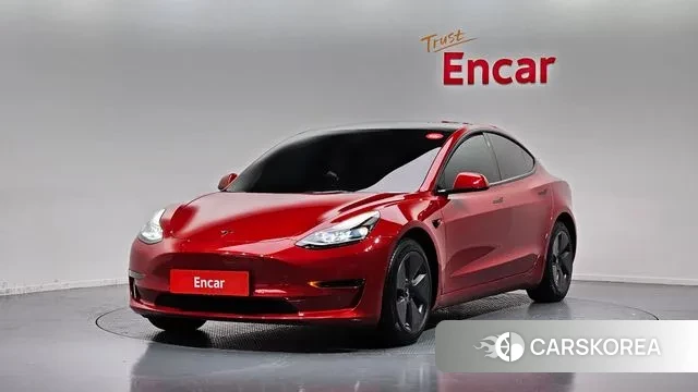 Tesla Model 3 2022 Красный из Кореи