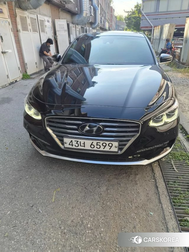 Hyundai Grandeur IG Hybrid 2018 Черный из Кореи