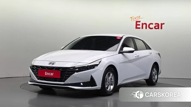 Hyundai Avante (CN7) 2020 Белый из Кореи