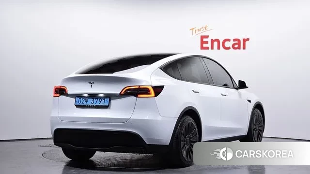 Tesla Model Y 2023 Белый из Кореи