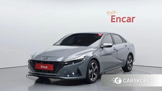 Hyundai Avante (CN7) 2020 Небесно-голубой из Кореи